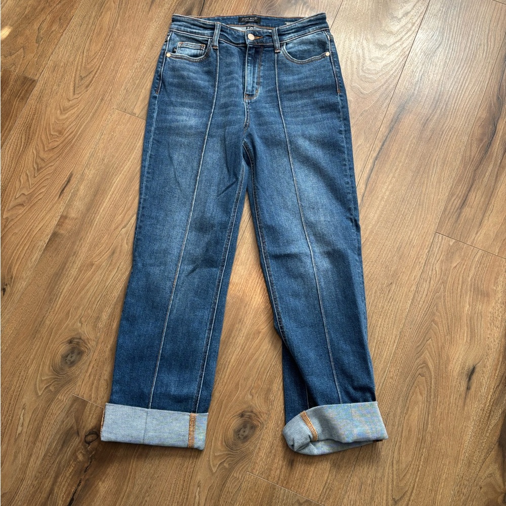 NWOT Judy Blue Dark Wash Straight Leg Jeans